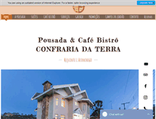 Tablet Screenshot of confrariadaterra.com.br